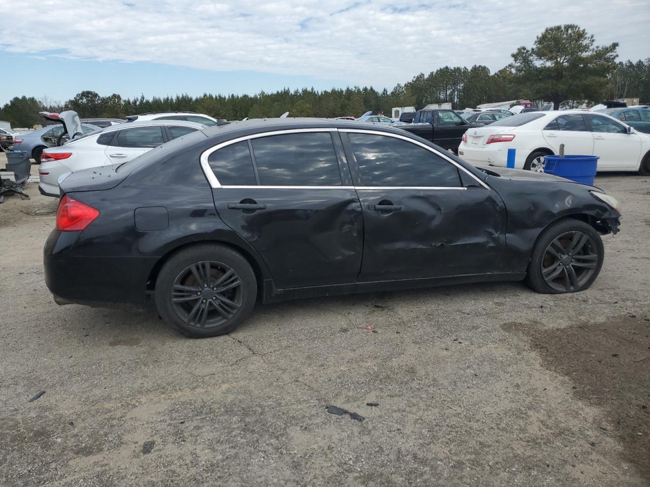 2013 Infiniti G VIN JN1CV6AR5DM350076 Copart auction photo, all over damage thumbnail 3