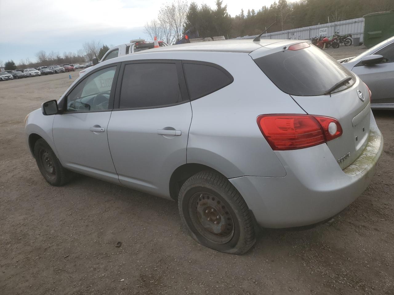 2008 Nissan Rogue VIN JN8AS58T68W304280 Copart auction photo, mechanical / rear end damage thumbnail 2