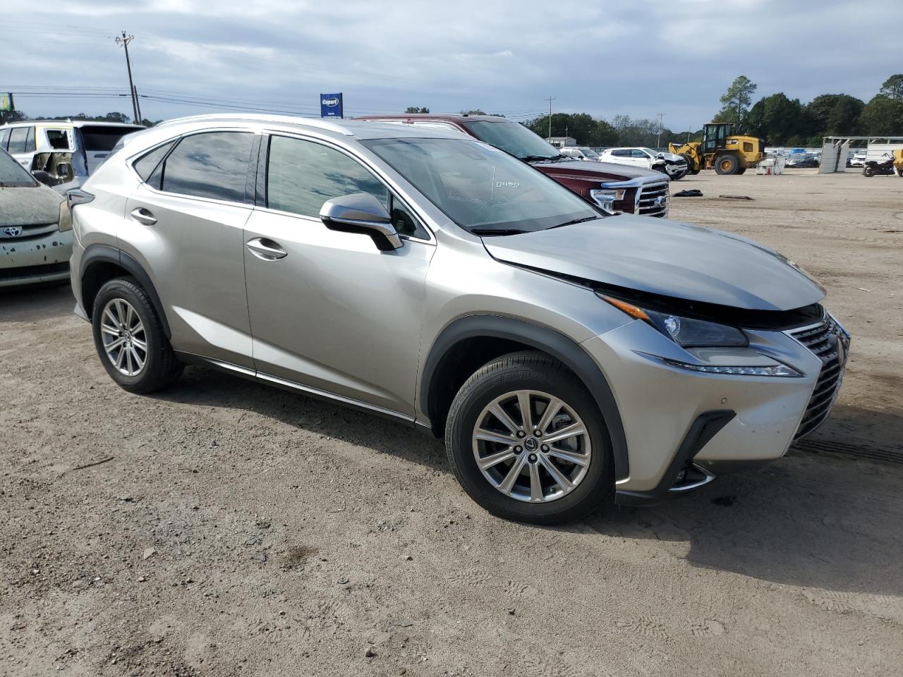 2021 Lexus NX VIN JTJDARBZ7M2195732 Copart auction photo, front end / minor dent/scratches damage thumbnail 4