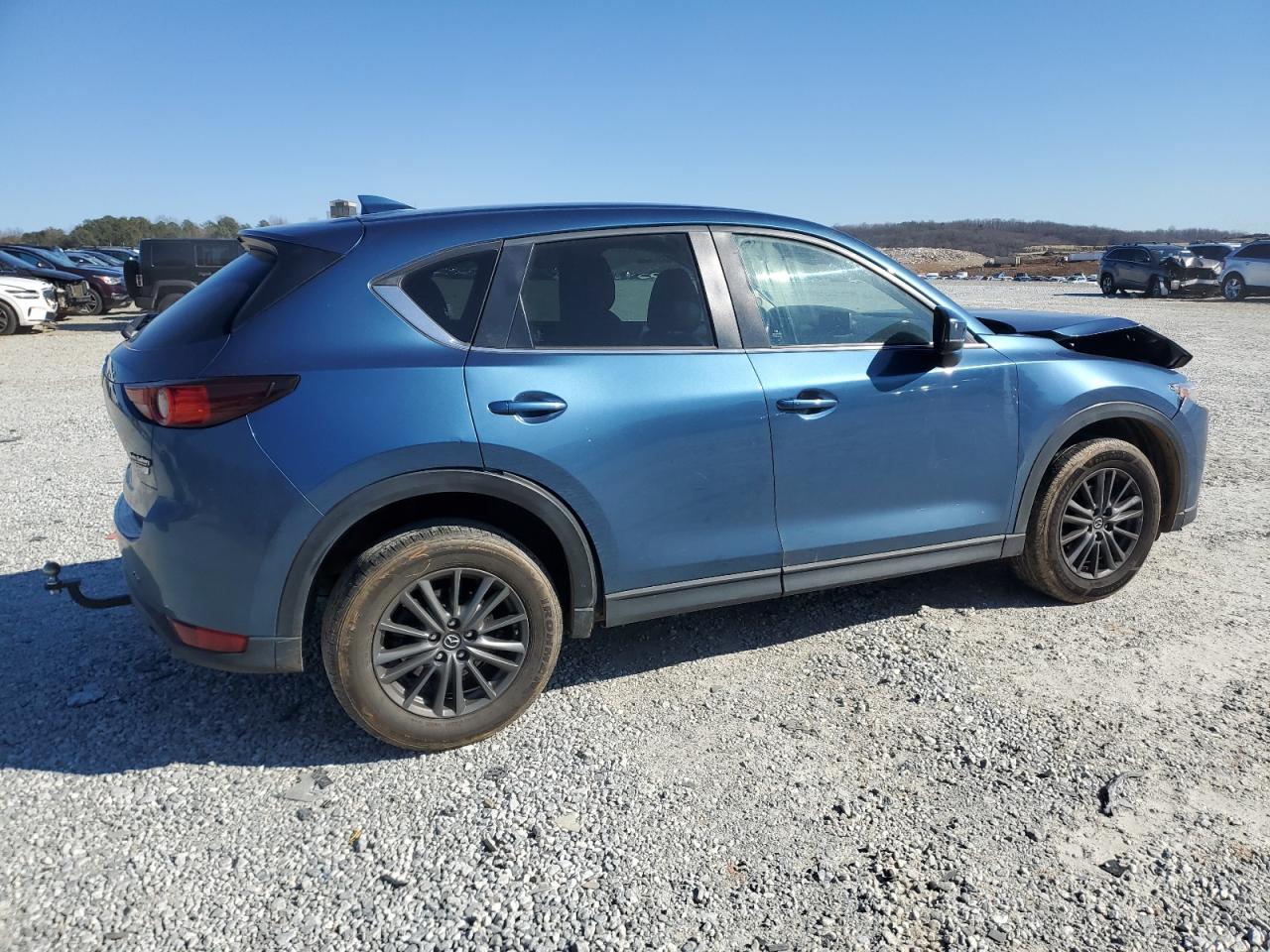 2019 Mazda CX-5 VIN JM3KFACM3K0555045 Copart auction photo, front end / mechanical damage thumbnail 3