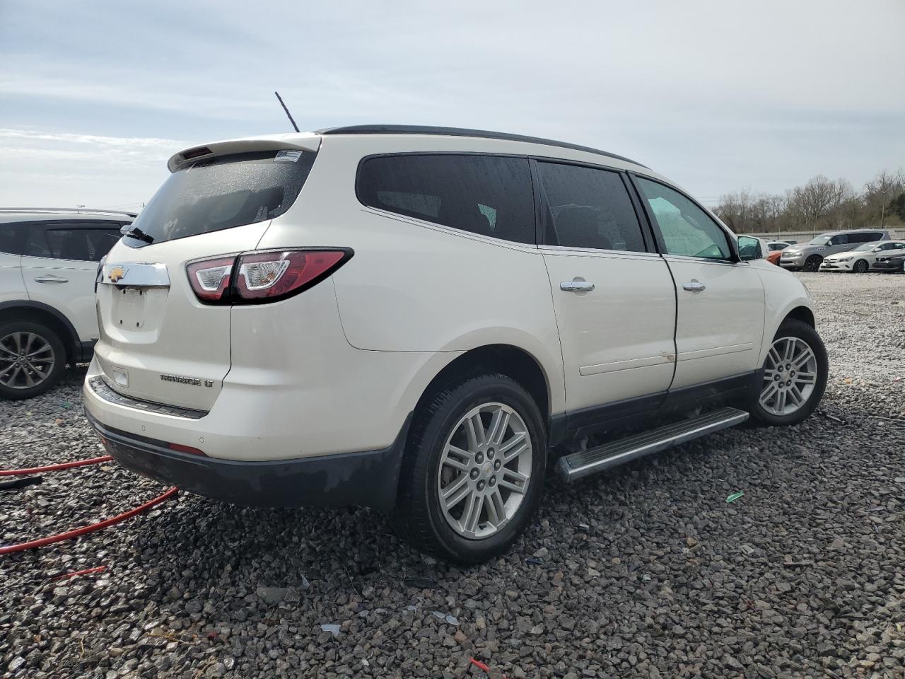 2015 Chevrolet Traverse VIN 1GNKRGKD8FJ158099 Copart auction photo, front end damage thumbnail 3