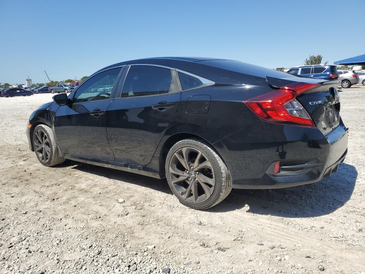 2021 Honda Civic VIN 2HGFC2F80MH527887 Copart auction photo, rear end / front end damage thumbnail 2