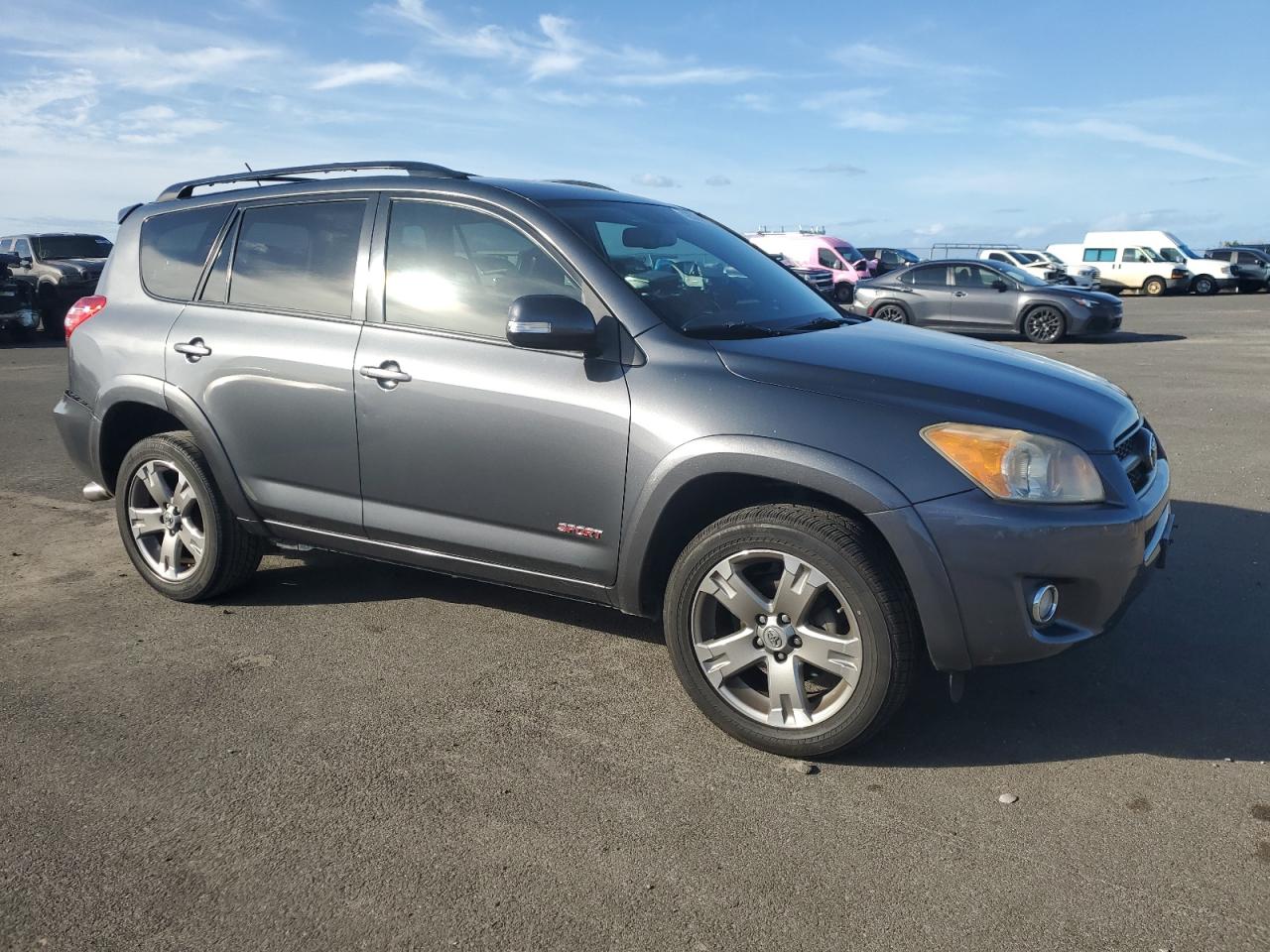 2012 Toyota RAV 4 VIN JTMWF4DVXC5048134 Copart auction photo, rear end damage thumbnail 4
