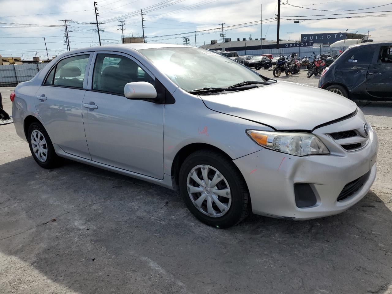 2012 Toyota Corolla VIN 2T1BU4EE7CC874915 Copart auction photo, front end damage thumbnail 4
