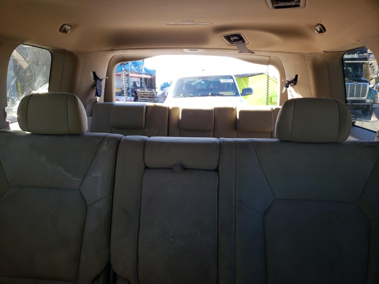 2011 Honda Pilot VIN 5FNYF3H26BB043304 Copart auction photo, front end / top/roof damage thumbnail 10