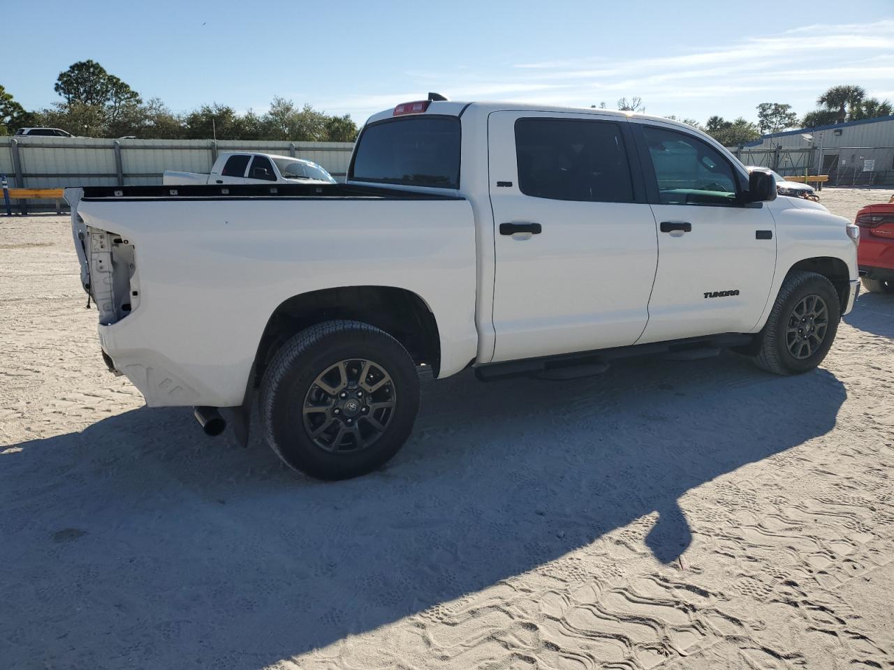 2021 Toyota Tundra VIN 5TFEY5F10MX298431 Copart auction photo, rear end damage thumbnail 3