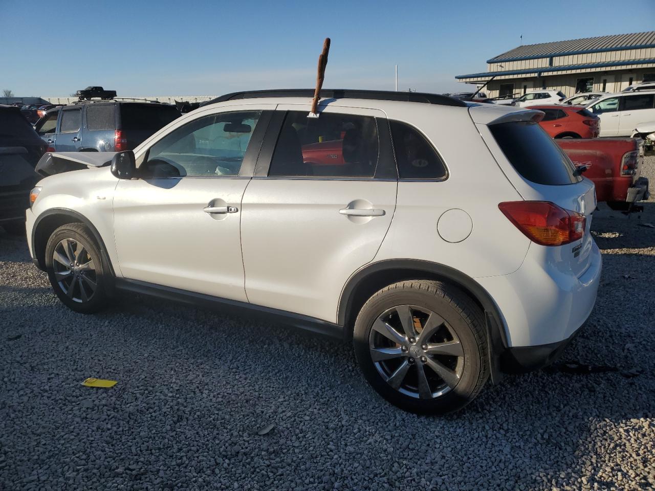 2013 Mitsubishi Outlander VIN 4A4AP5AU3DE025538 Copart auction photo, front end damage thumbnail 2