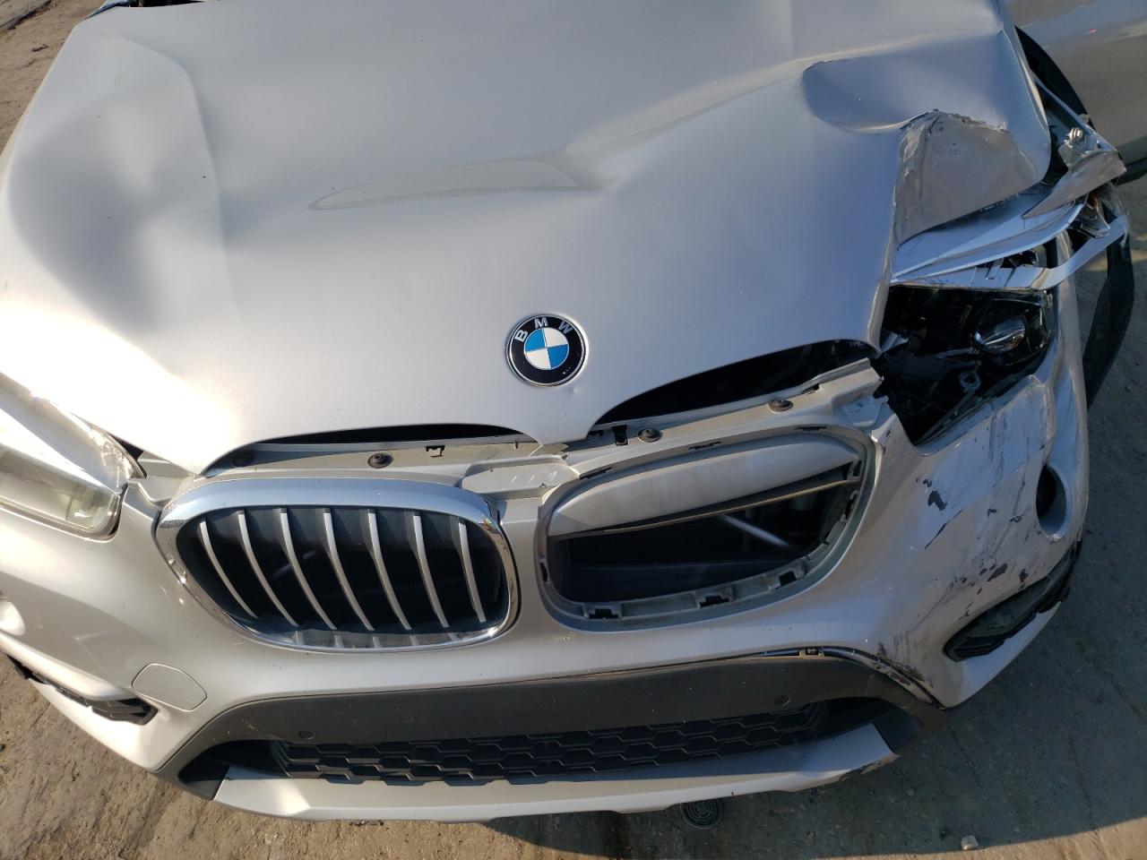 2017 BMW X1 VIN WBXHT3Z35H4A55515 Copart auction photo, rear end / front end damage thumbnail 12