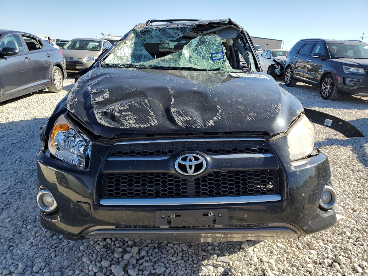2011 Toyota RAV 4 VIN 2T3YF4DV5BW069070 Copart auction photo, rollover damage thumbnail 5