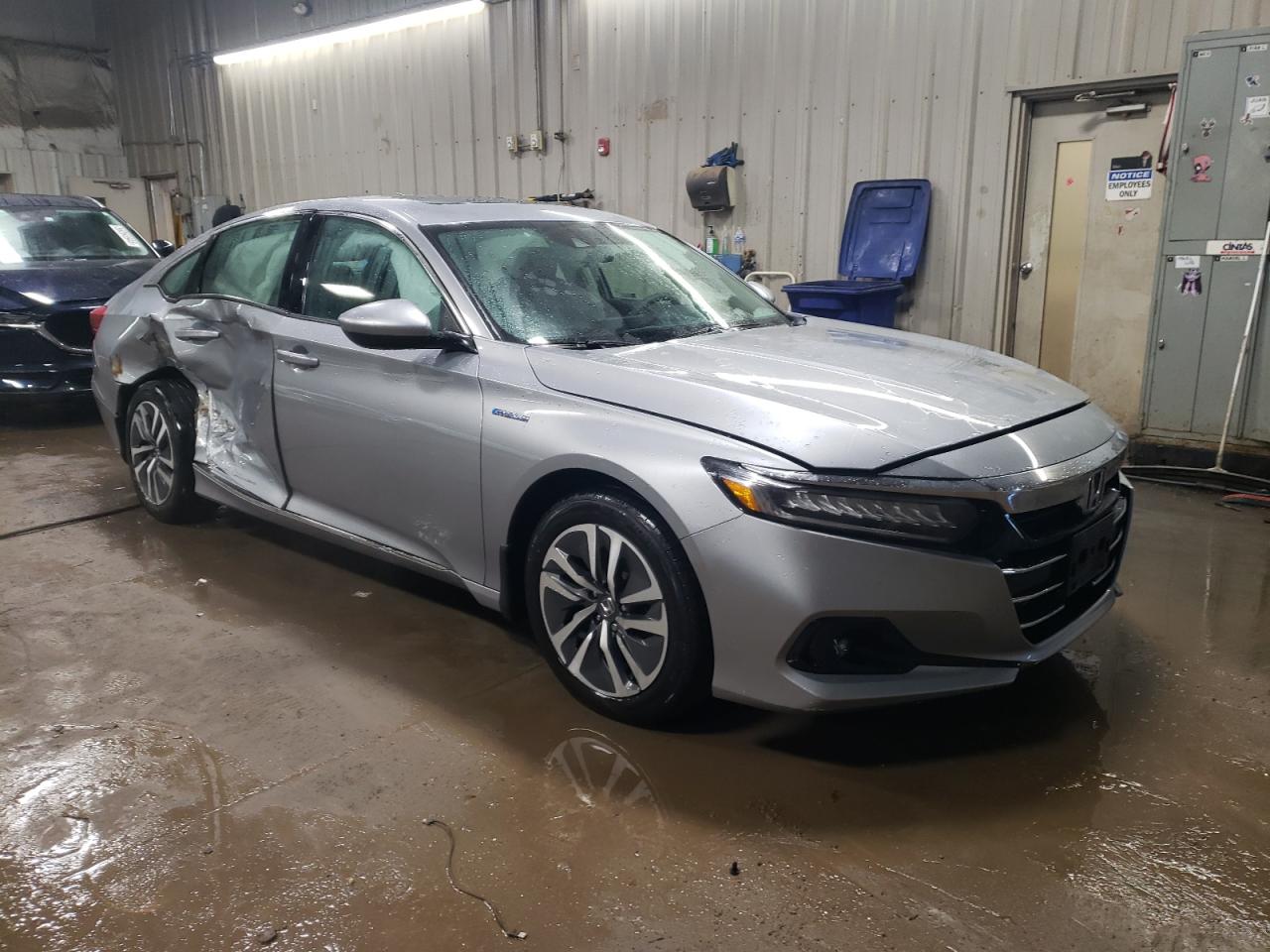 2021 Honda Accord VIN 1HGCV3F43MA007343 Copart auction photo, side / rear end damage thumbnail 4