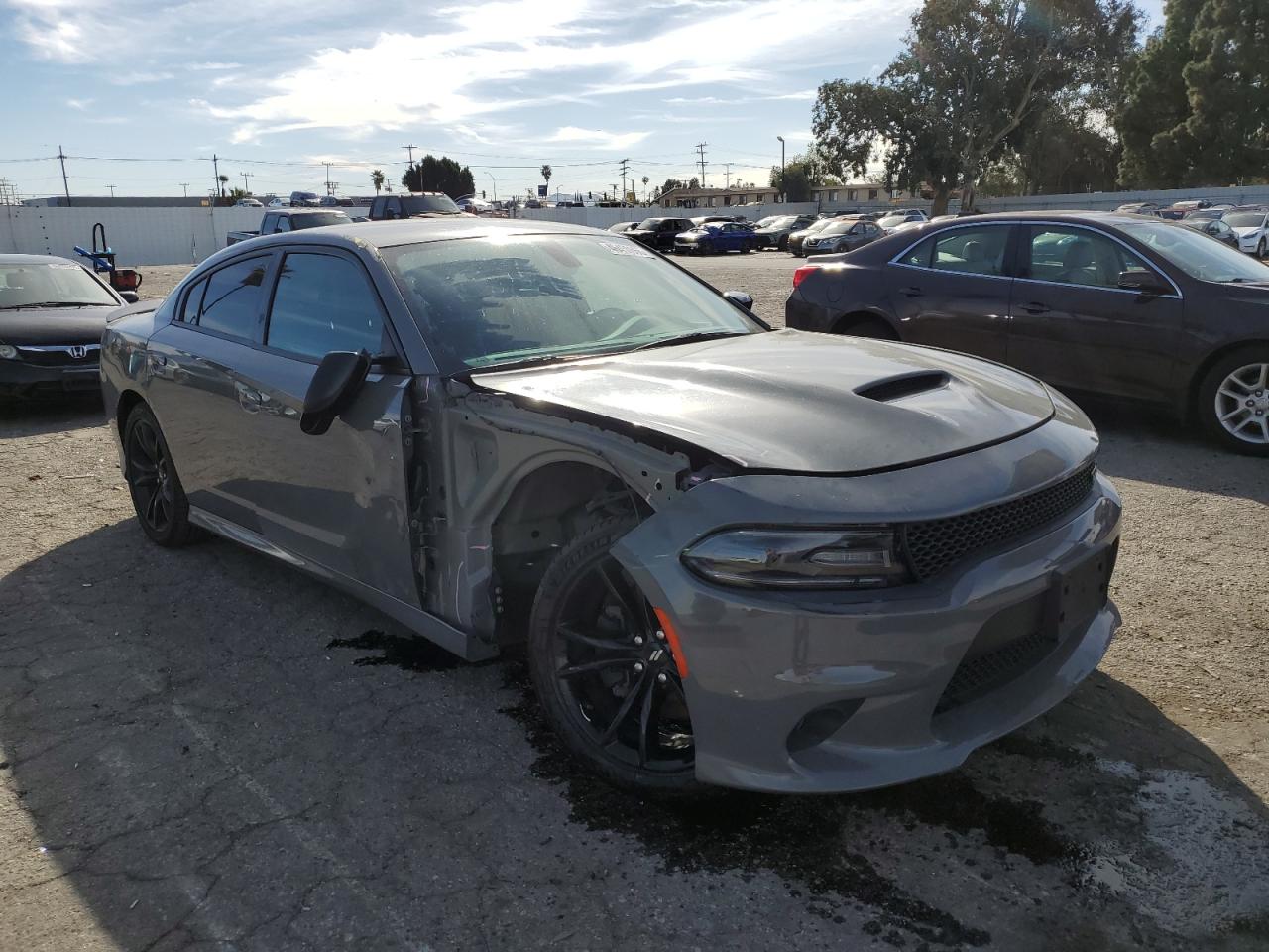 2018 Dodge Charger VIN 2C3CDXHGXJH217536 Copart auction photo, front end / minor dent/scratches damage thumbnail 4