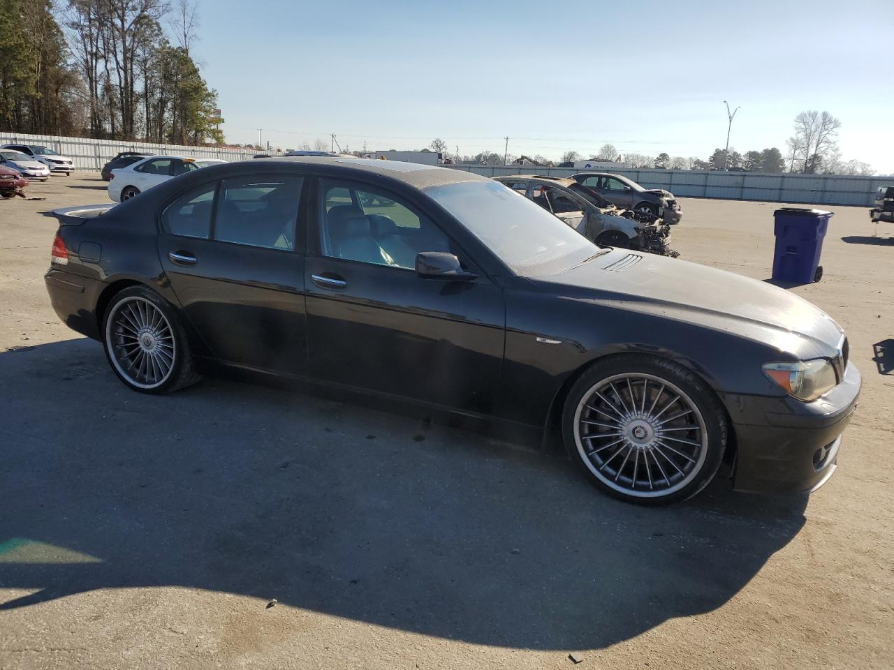 2008 BMW 7er VIN WBAHL83518DT89698 Copart auction photo, mechanical damage thumbnail 4