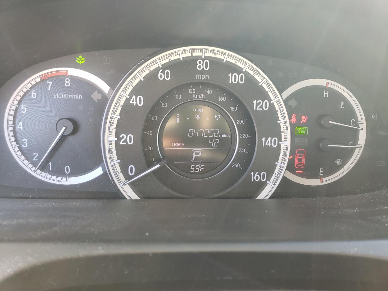 2017 Honda Accord VIN 1HGCR2F84HA025566 Copart auction photo, rear end damage thumbnail 9