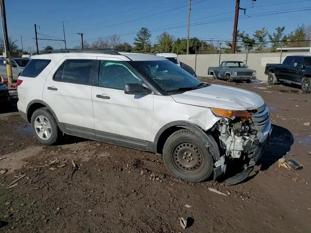 2014 Ford Explorer VIN 1FM5K8B8XEGB32131 Copart auction photo, front end / side damage thumbnail 11