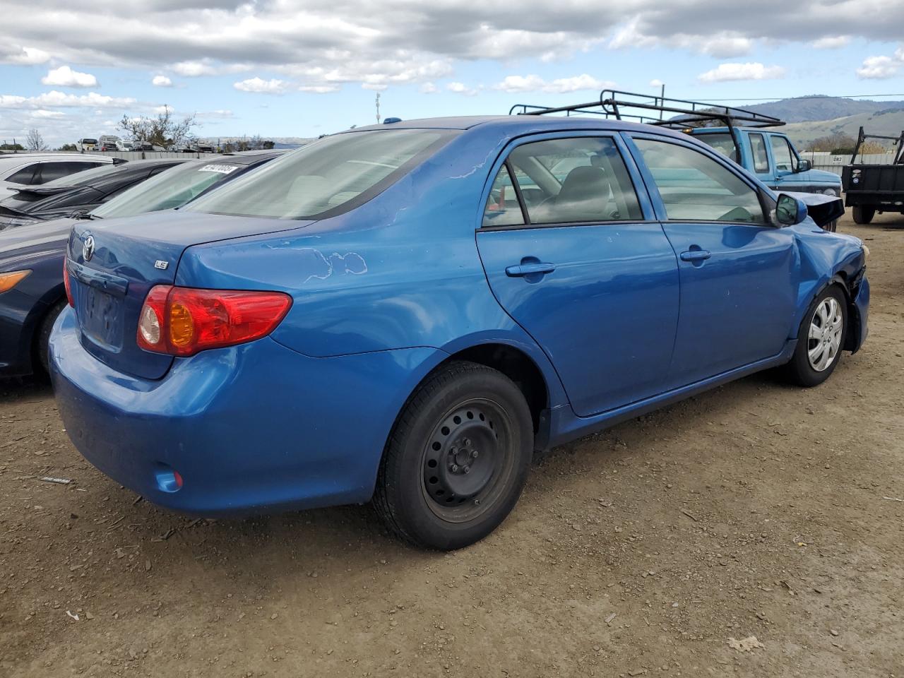 2010 Toyota Corolla VIN JTDBU4EE1AJ076170 Copart auction photo, front end / rear end damage thumbnail 3