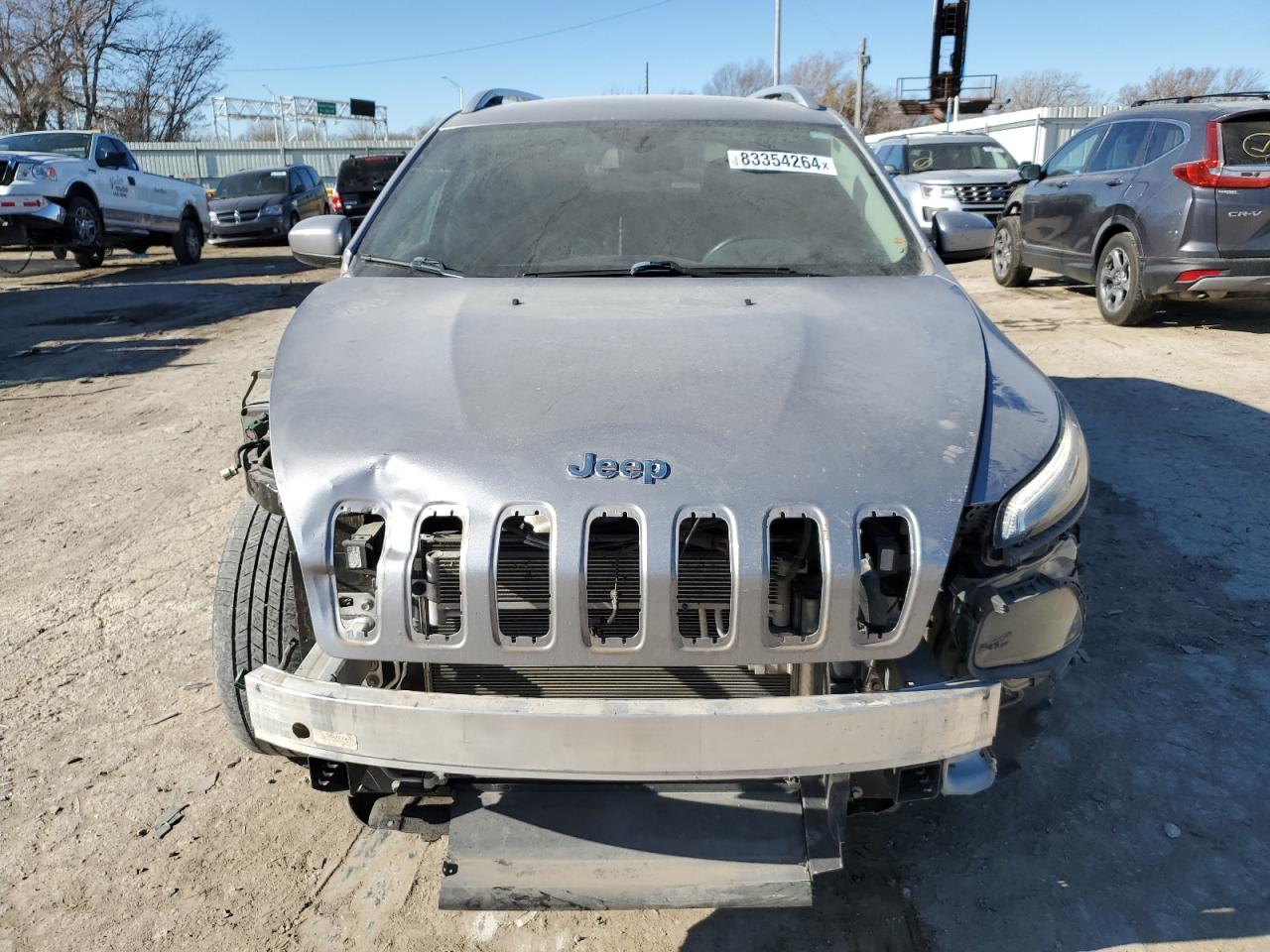 2018 Jeep Grand Cherokee VIN 1C4PJLLB5JD557748 Copart auction photo, front end damage thumbnail 5