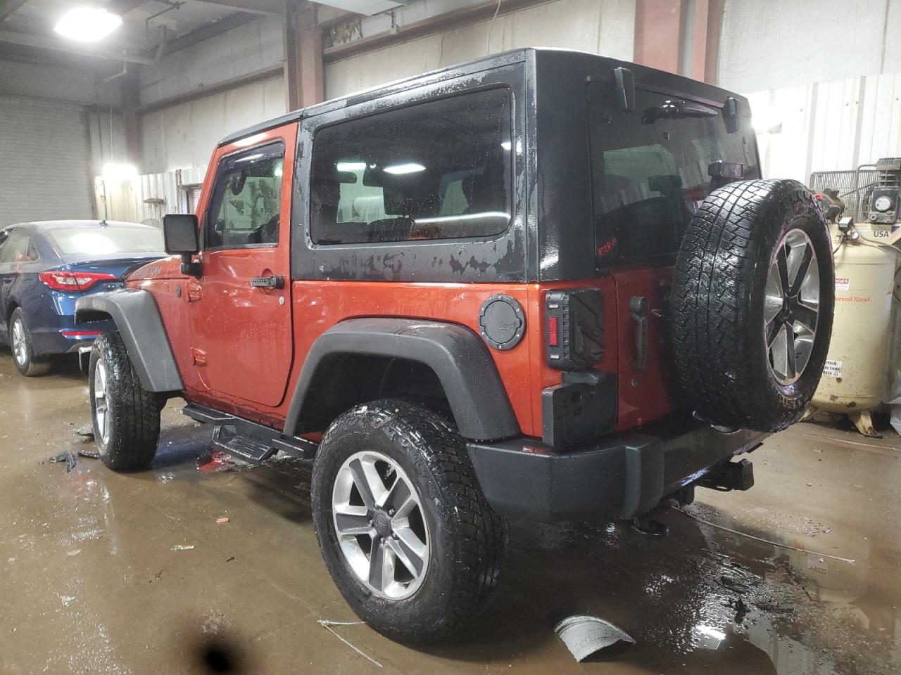 2009 Jeep Wrangler VIN 1J4GA64179L733136 Copart auction photo, front end damage thumbnail 2