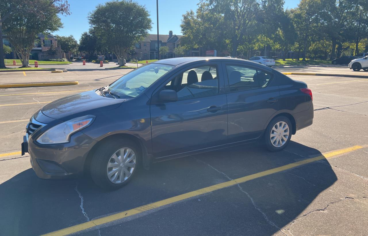 2015 Nissan Versa VIN 3N1CN7AP9FL956921 Copart auction photo, minor dent/scratches / normal wear damage thumbnail 2