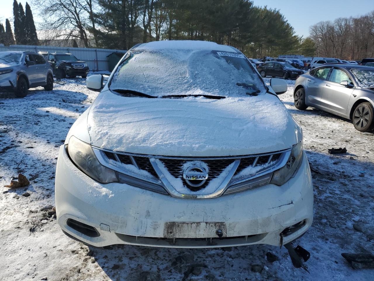2012 Nissan Murano VIN JN8AZ1MW8CW218529 Copart auction photo, front end damage thumbnail 5