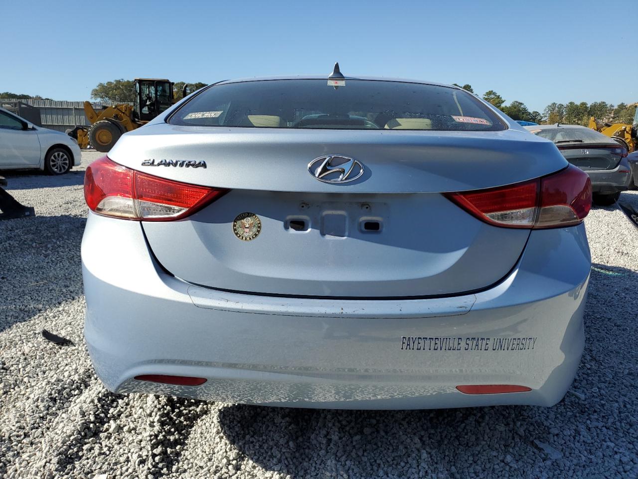 2013 Hyundai Elantra VIN KMHDH4AE9DU525306 Copart auction photo, front end damage thumbnail 6