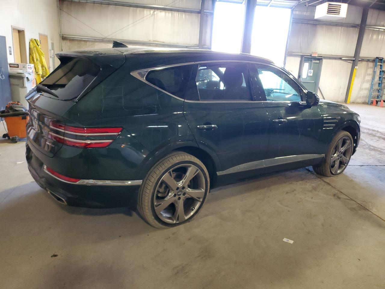 2022 Genesis Gv80 VIN KMUHCESC6NU101765 Copart auction photo, vandalism damage thumbnail 3