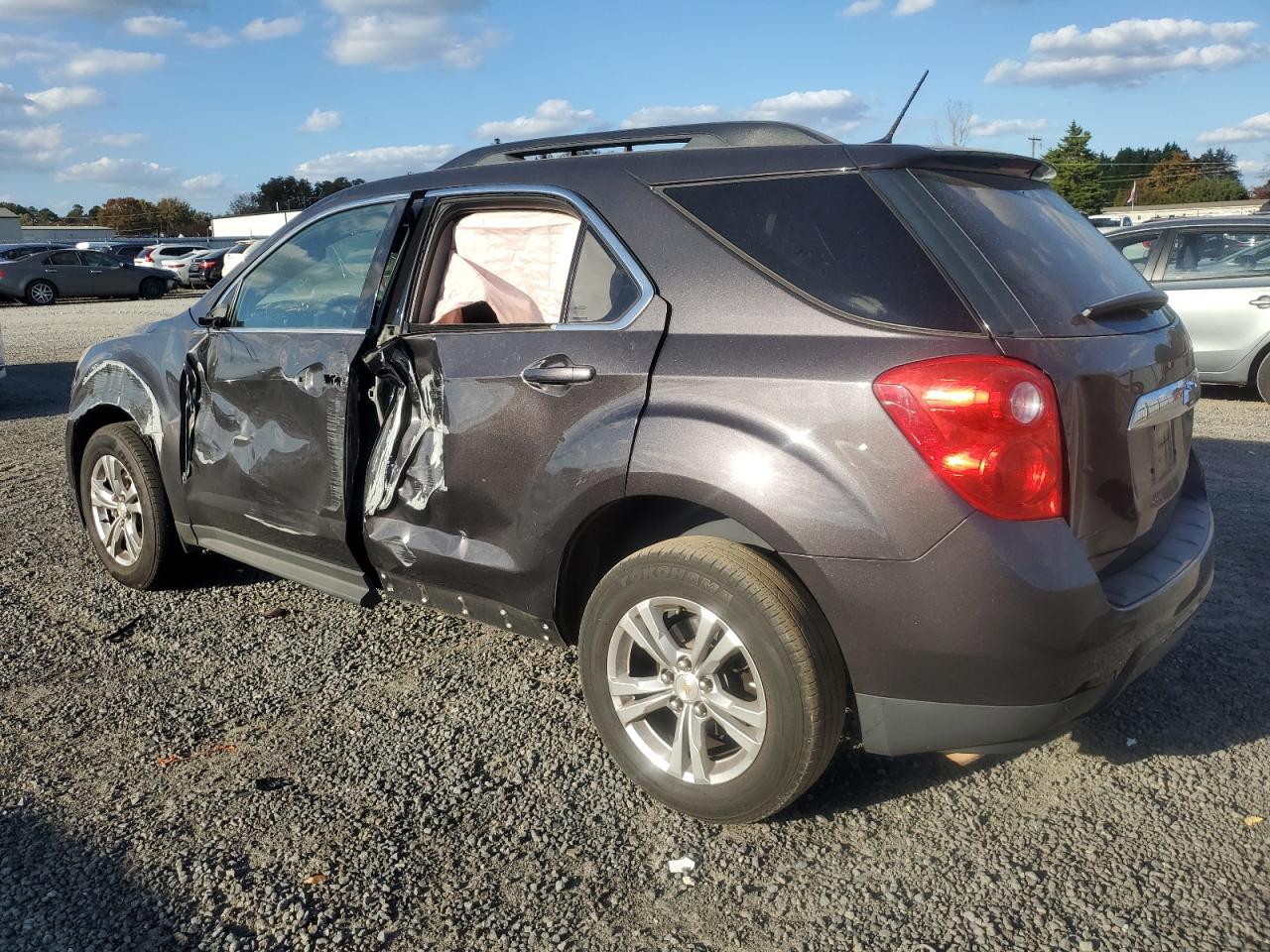 2014 Chevrolet Equinox VIN 2GNALBEK5E6211637 Copart auction photo, side / front end damage thumbnail 2