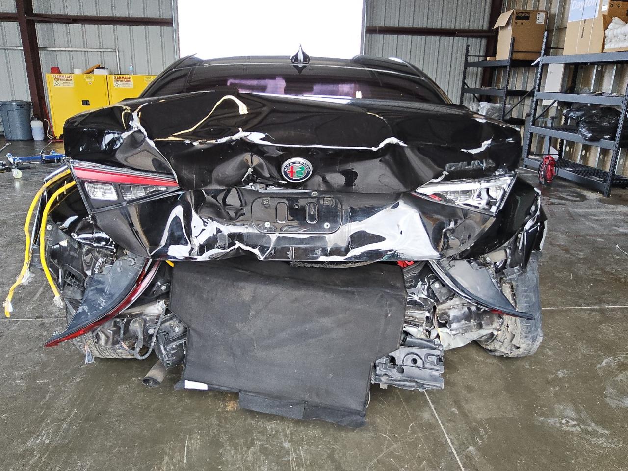 2020 Alfa Romeo Giulia VIN ZARFAMAN1L7623850 Copart auction photo, rear end / front end damage thumbnail 6