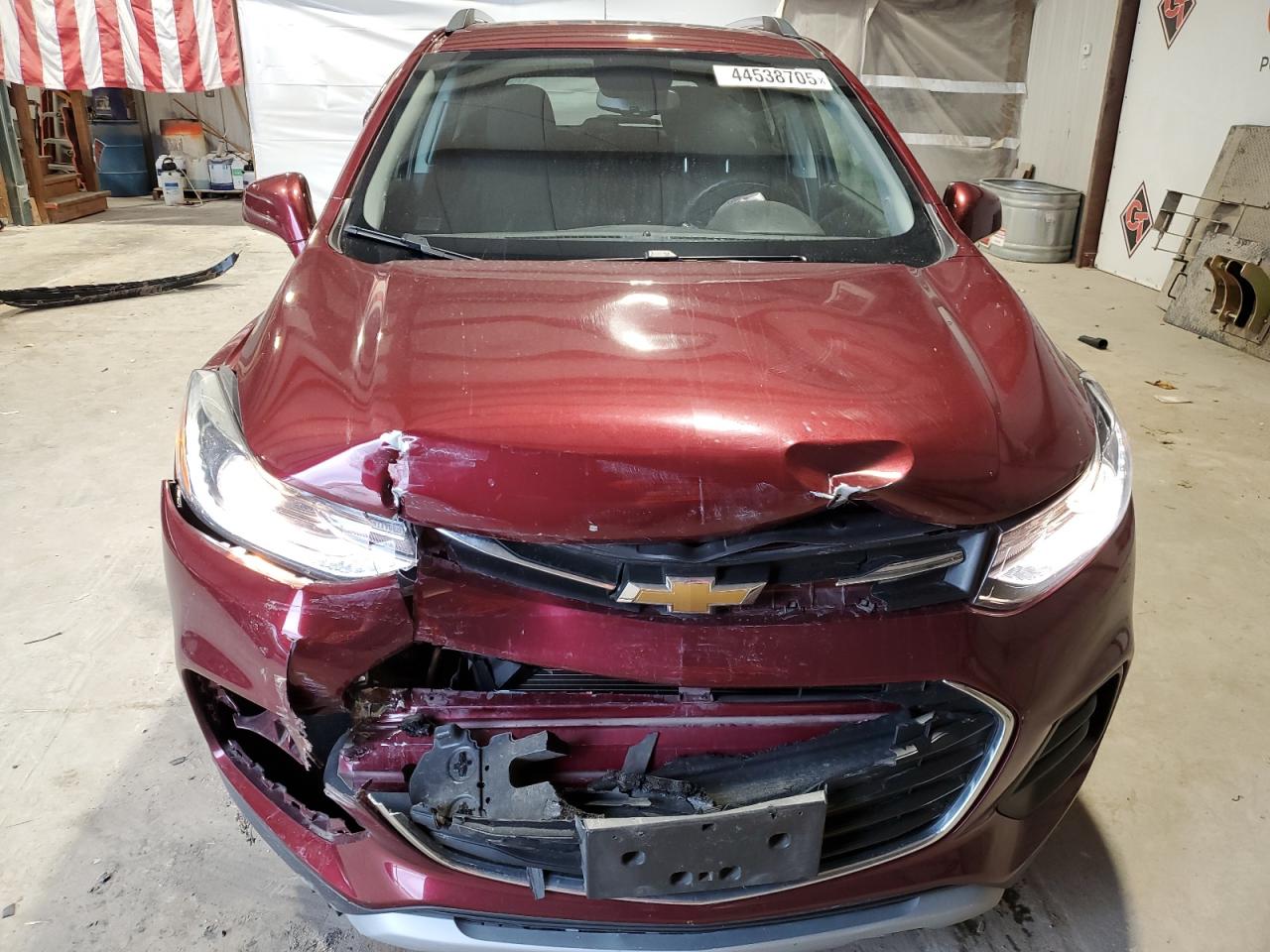 2017 Chevrolet Trax VIN 3GNCJLSB9HL209026 Copart auction photo, front end / rear end damage thumbnail 5