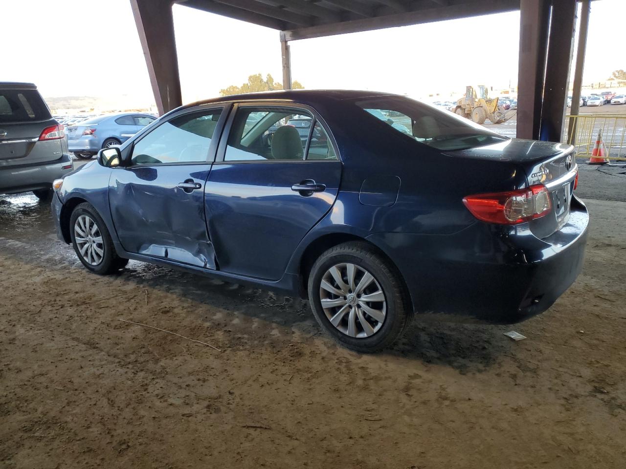 2012 Toyota Corolla VIN 5YFBU4EE1CP057858 Copart auction photo, side damage thumbnail 2