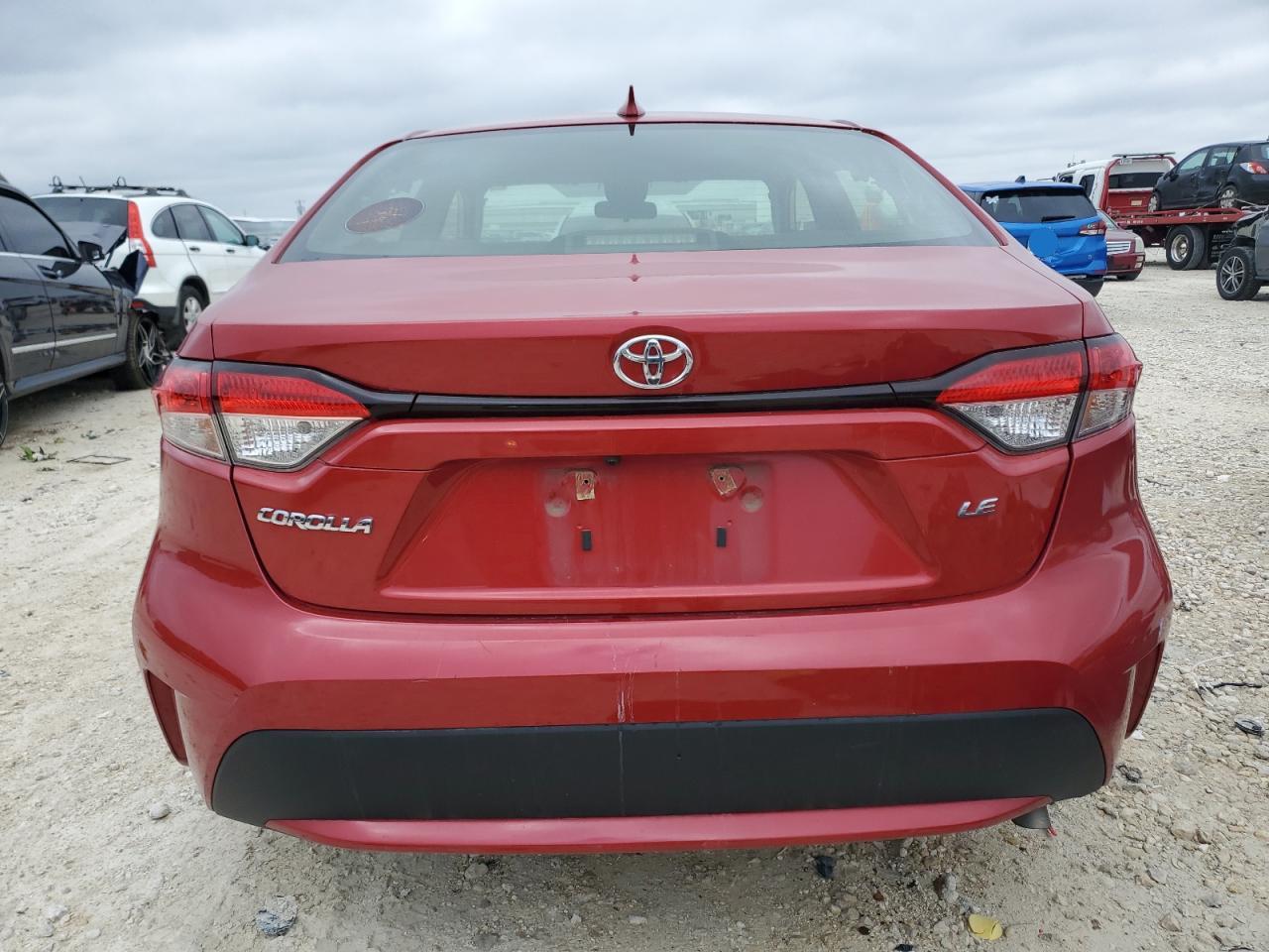 2021 Toyota Corolla VIN JTDEPMAE5MJ180594 Copart auction photo, stripped / side damage thumbnail 6