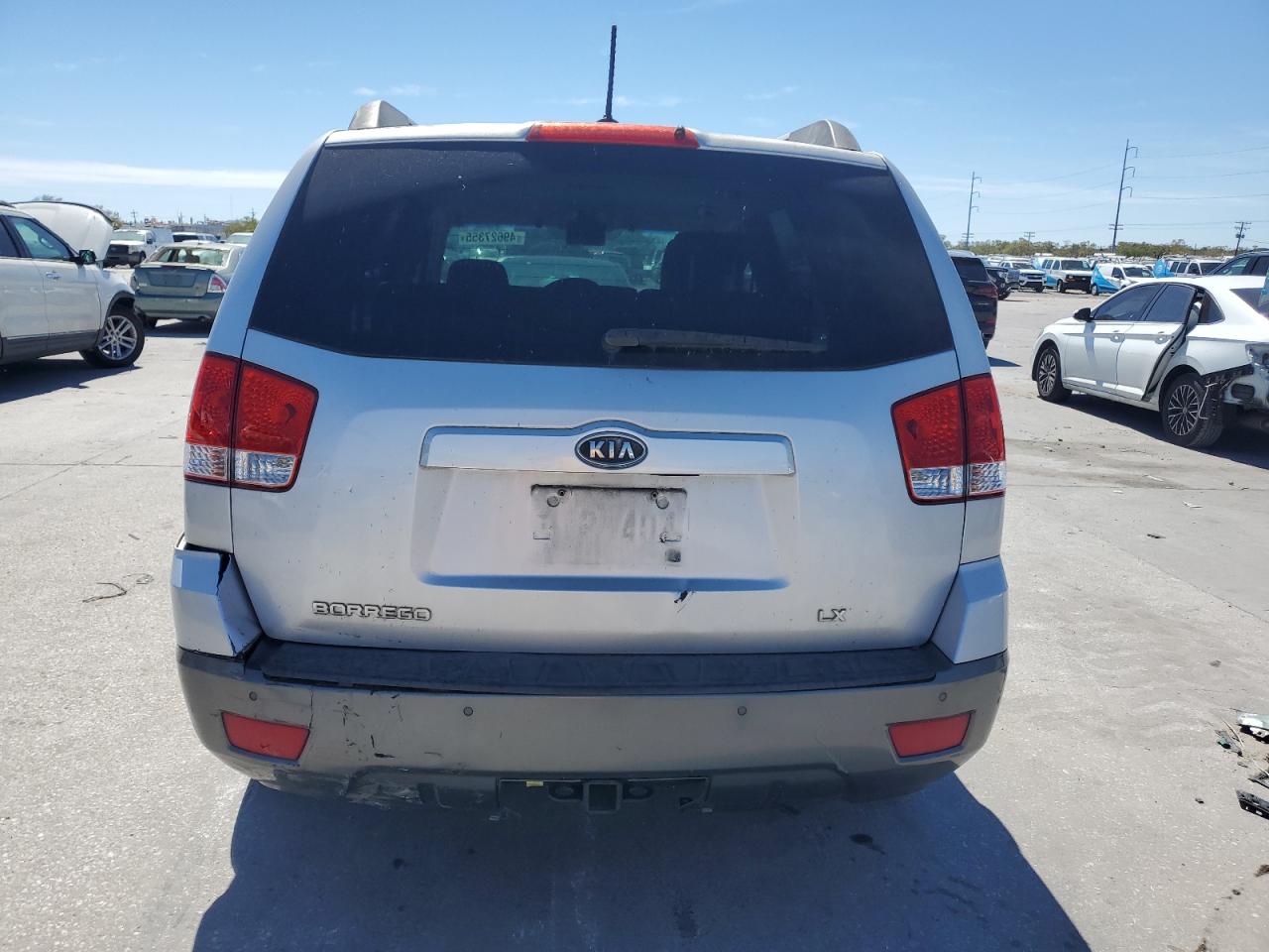 2009 KIA Mohave (borrego) VIN KNDJJ741595032228 Copart auction photo, rear end damage thumbnail 6