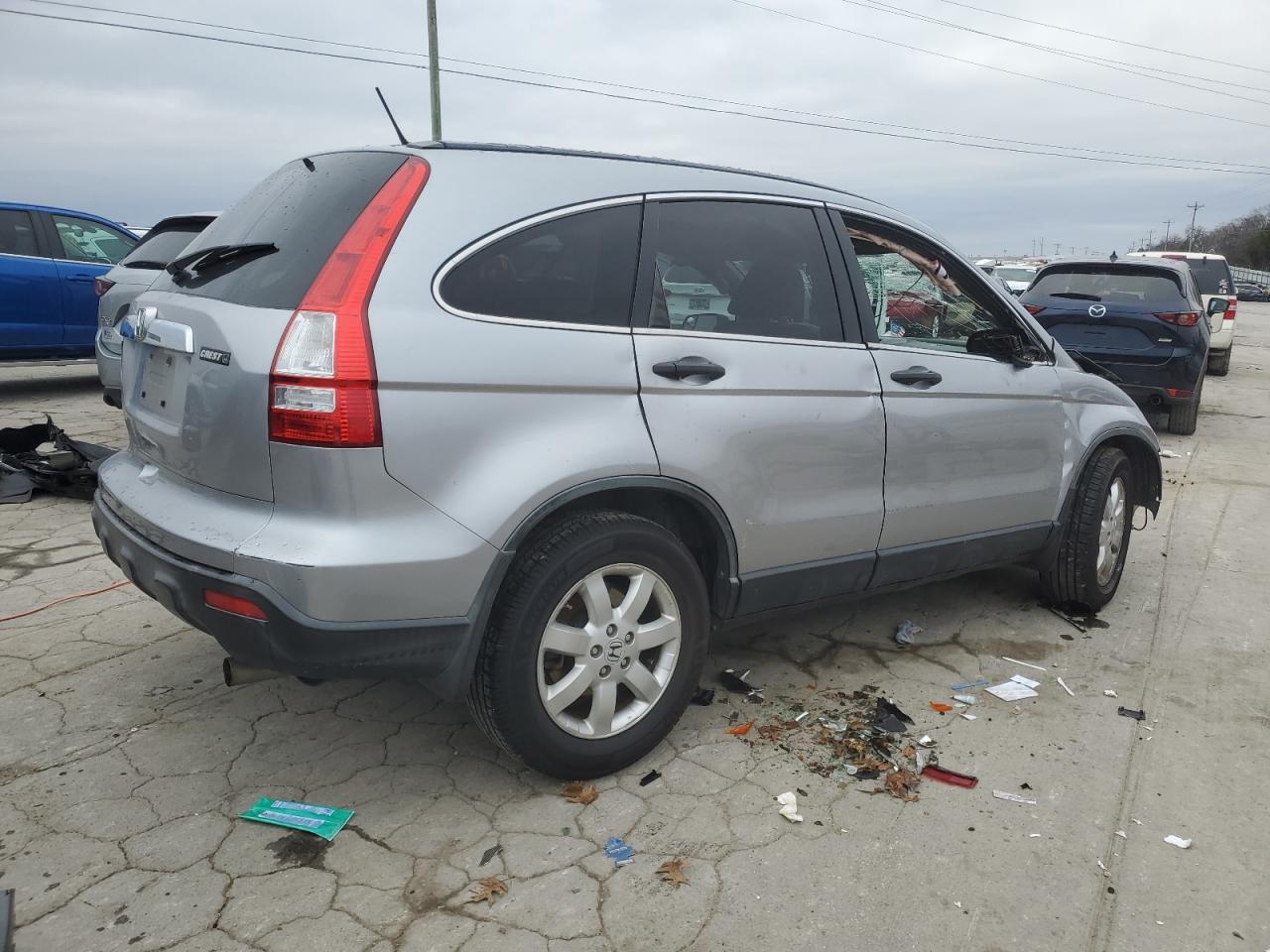 2007 Honda CR-V VIN JHLRE38517C033711 Copart auction photo, all over damage thumbnail 3