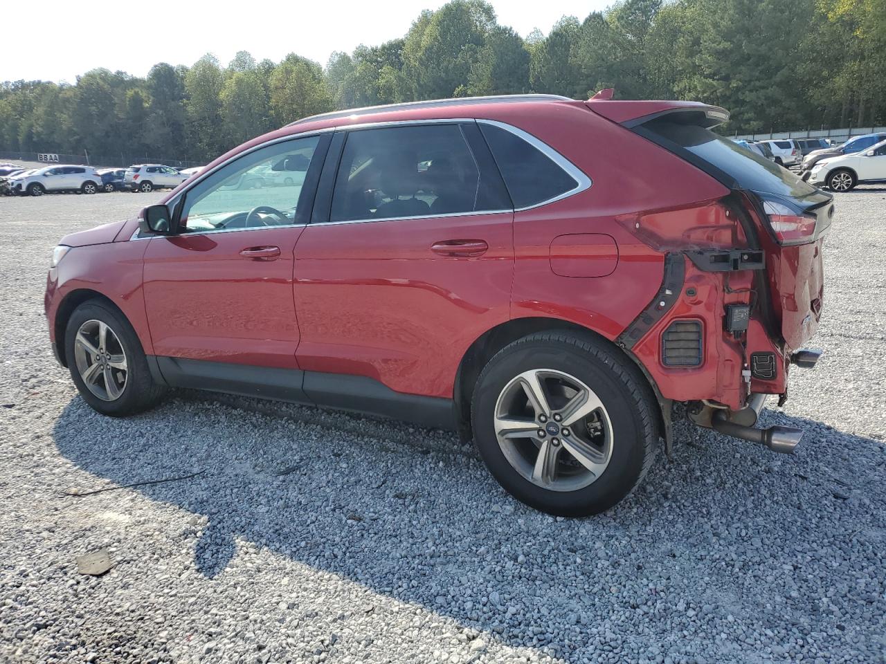 2020 Ford Edge VIN 2FMPK3J93LBB00633 Copart auction photo, rear end / mechanical damage thumbnail 2