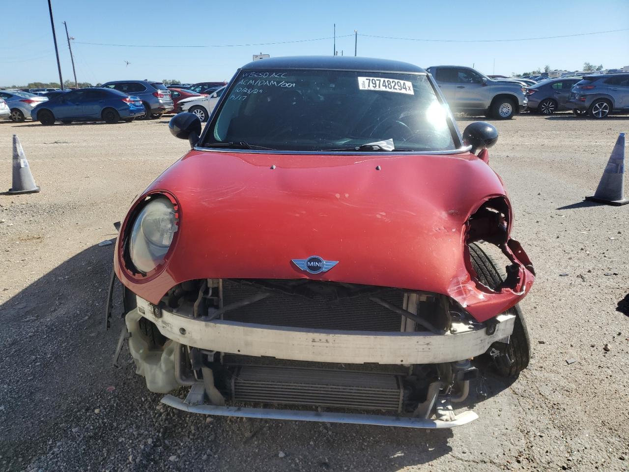 2015 MINI Cooper VIN WMWXM5C52F3A57217 Copart auction photo, front end damage thumbnail 5