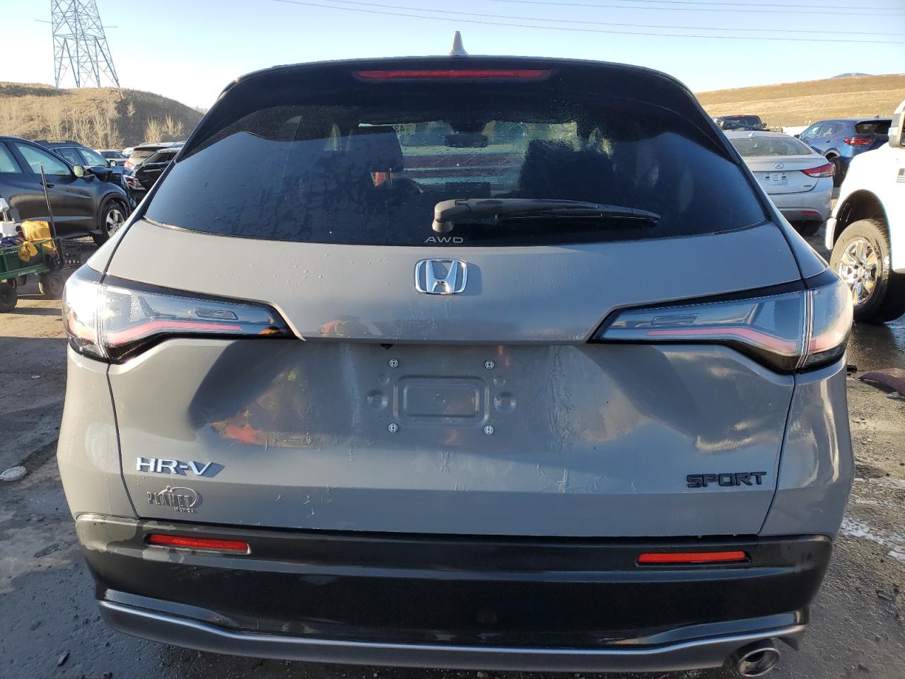 2024 Honda HR-V VIN 3CZRZ2H53RM766236 Copart auction photo, front end / rear end damage thumbnail 6