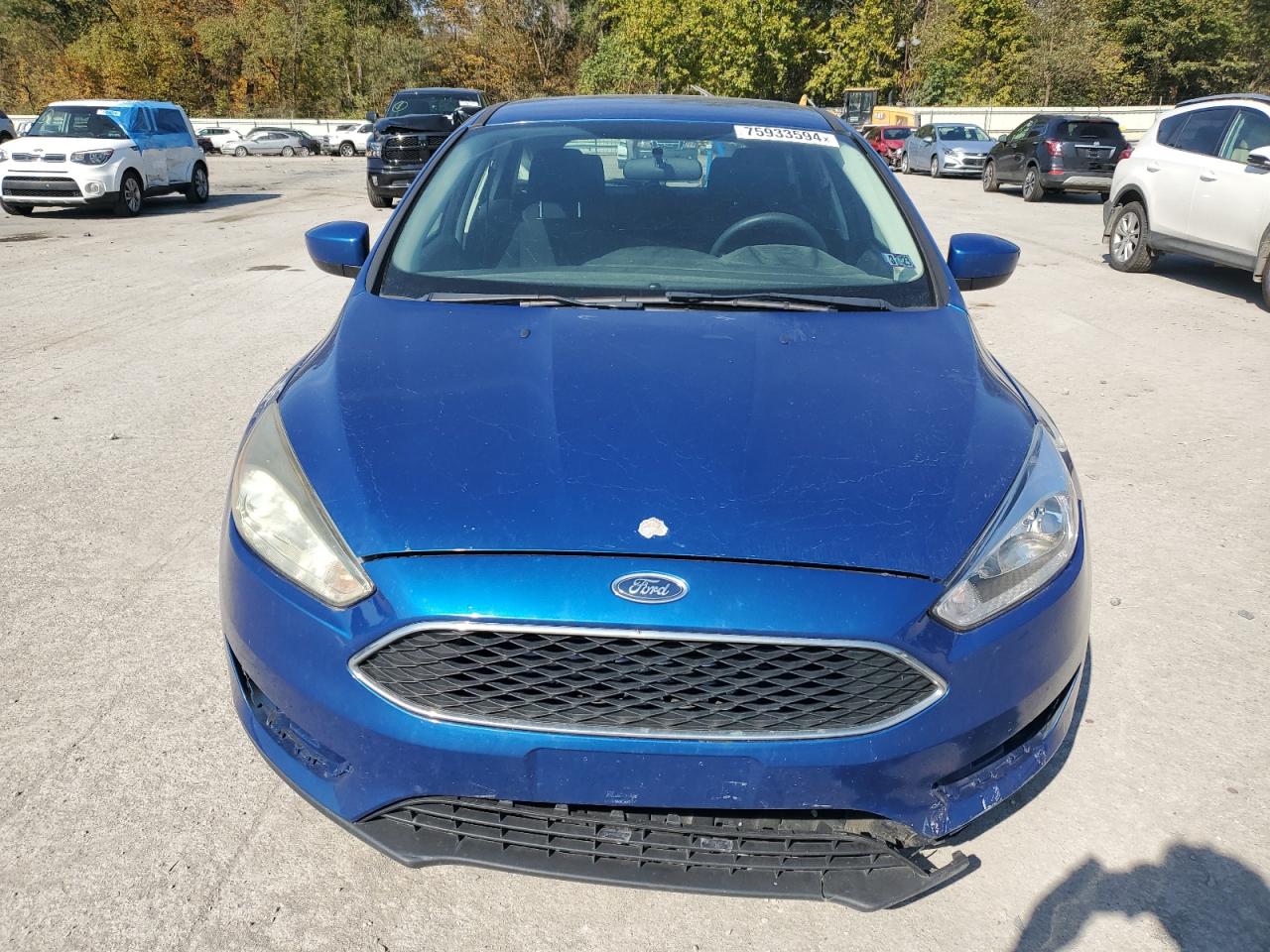 2018 Ford Focus VIN 1FADP3K25JL315556 Copart auction photo, rear end / front end damage thumbnail 5