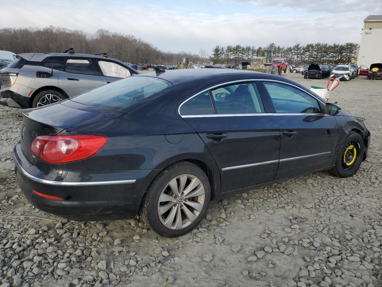 2010 Volkswagen Passat CC VIN WVWMP7AN9AE545201 Copart auction photo, front end / side damage thumbnail 3