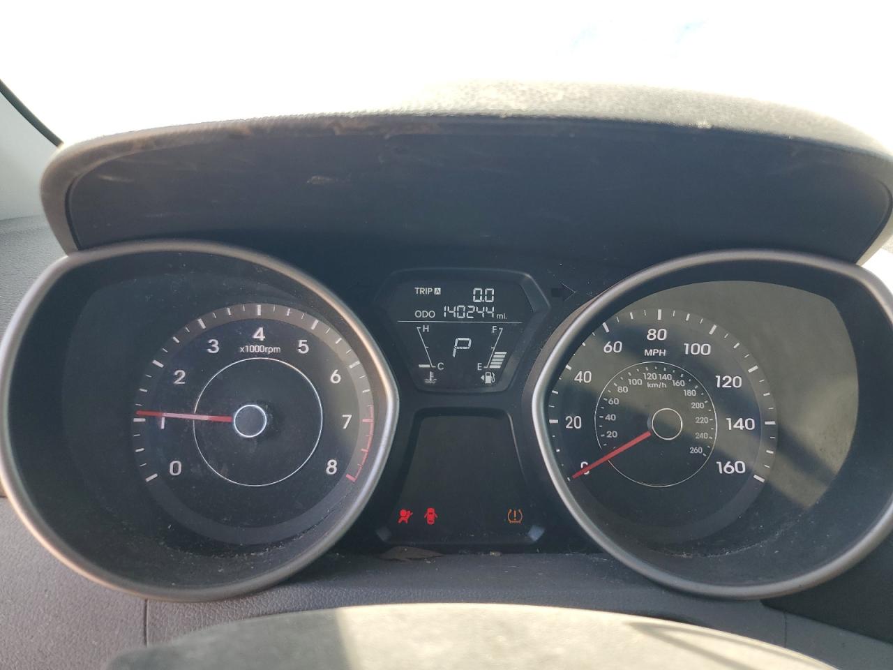 2011 Hyundai Elantra VIN 5NPDH4AE2BH006853 Copart auction photo, vandalism / all over damage thumbnail 9