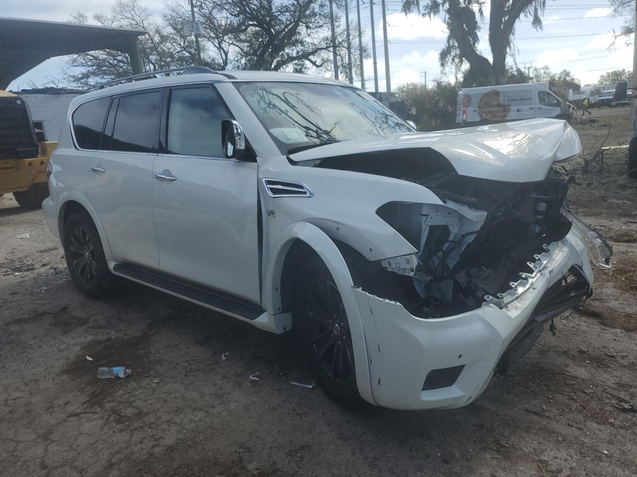 2019 Nissan Armada VIN JN8AY2ND1K9087124 Copart auction photo, front end damage thumbnail 4