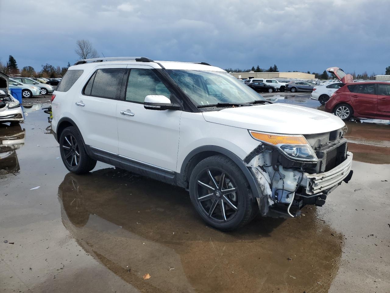 2015 Ford Explorer VIN 1FM5K7F84FGB11880 Copart auction photo, front end damage thumbnail 4