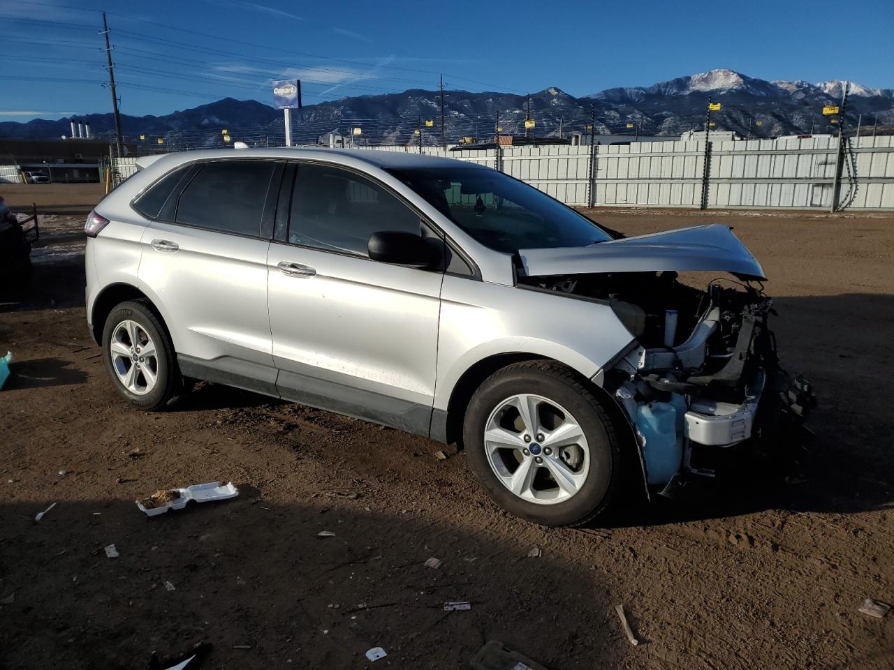 2018 Ford Edge VIN 2FMPK3G97JBB03149 Copart auction photo, front end damage thumbnail 4