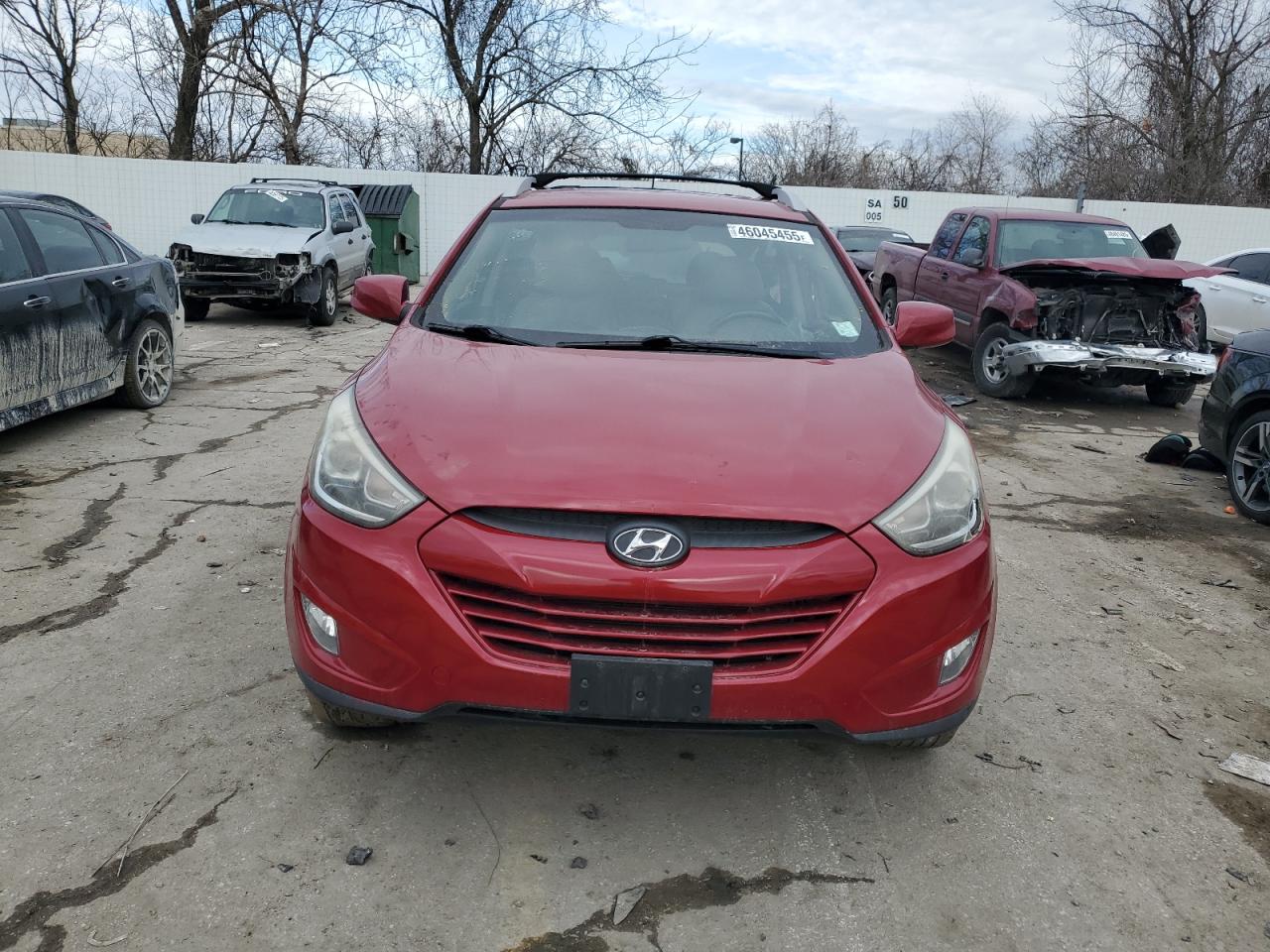2015 Hyundai Tucson VIN KM8JUCAG5FU059127 Copart auction photo, side damage thumbnail 5