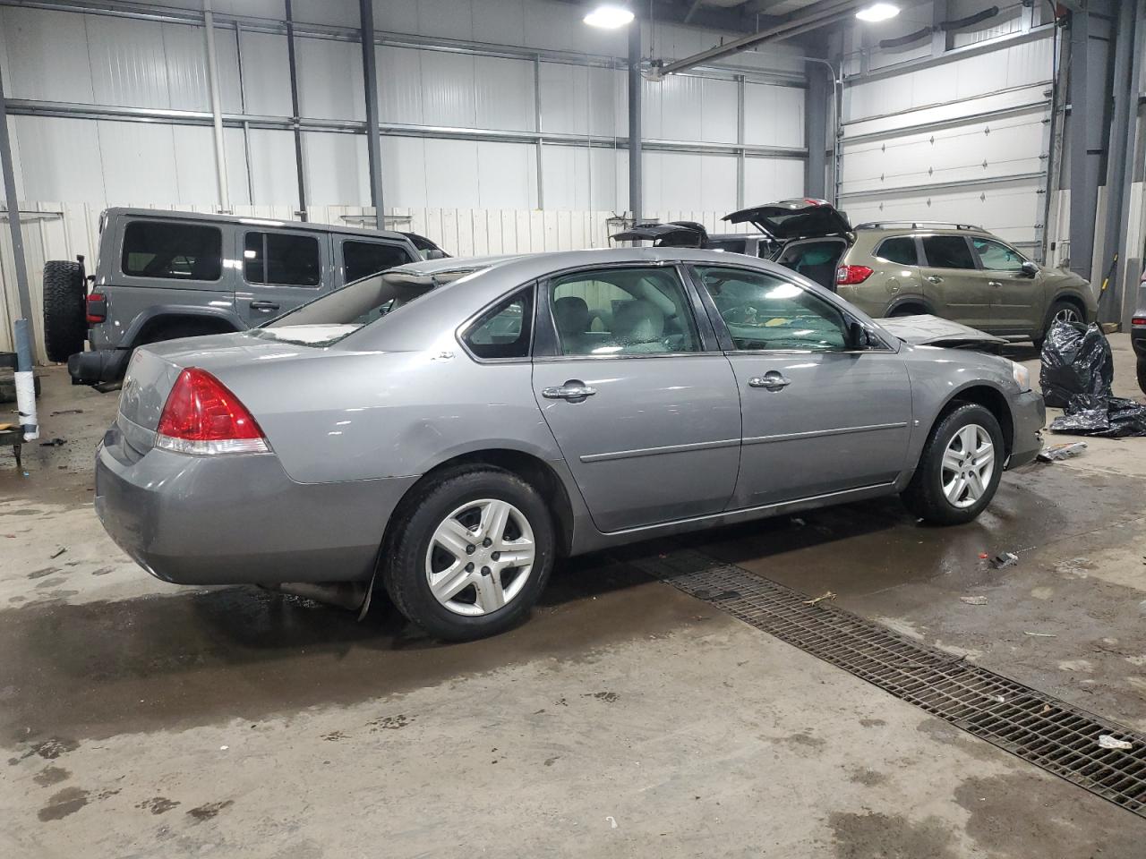 2006 Chevrolet Impala VIN 2G1WB55K569369147 Copart auction photo, front end / top/roof damage thumbnail 3