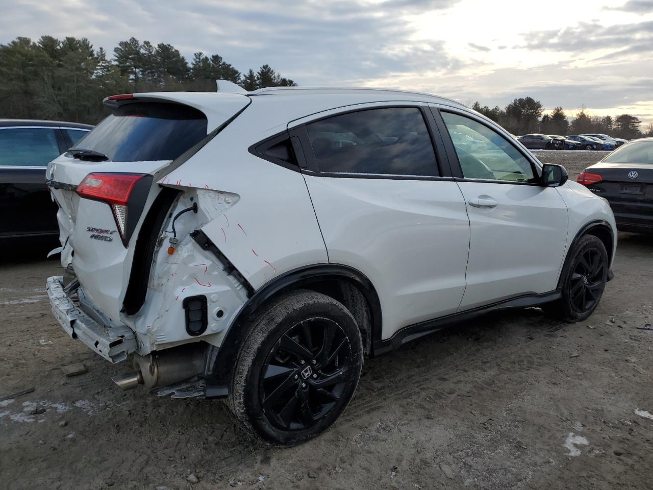 2022 Honda HR-V VIN 3CZRU6H13NM776391 Copart auction photo, rear end damage thumbnail 3