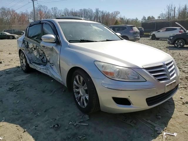 2009 Hyundai Genesis VIN KMHGC46E59U039345 Copart auction photo, side damage thumbnail 10