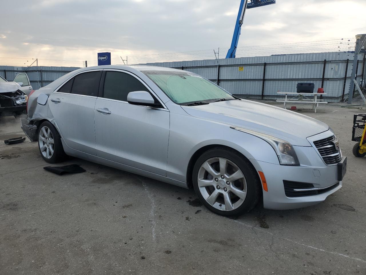2016 Cadillac ATS VIN 1G6AA5RX4G0105443 Copart auction photo, rear end damage thumbnail 4