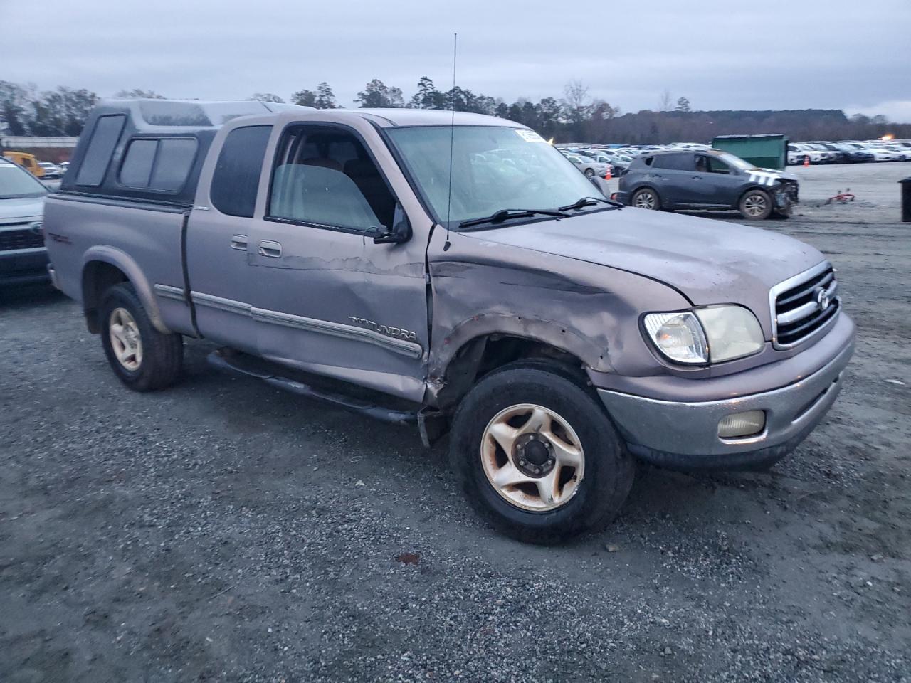 2001 Toyota Tundra VIN 5TBBT48161S156961 Copart auction photo, front end / side damage thumbnail 4
