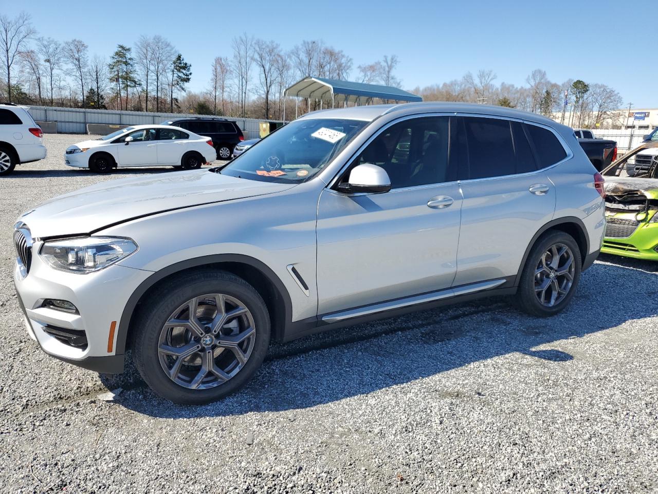2021 BMW X3 VIN 5UXTY3C01M9G04436 - Copart auction photo