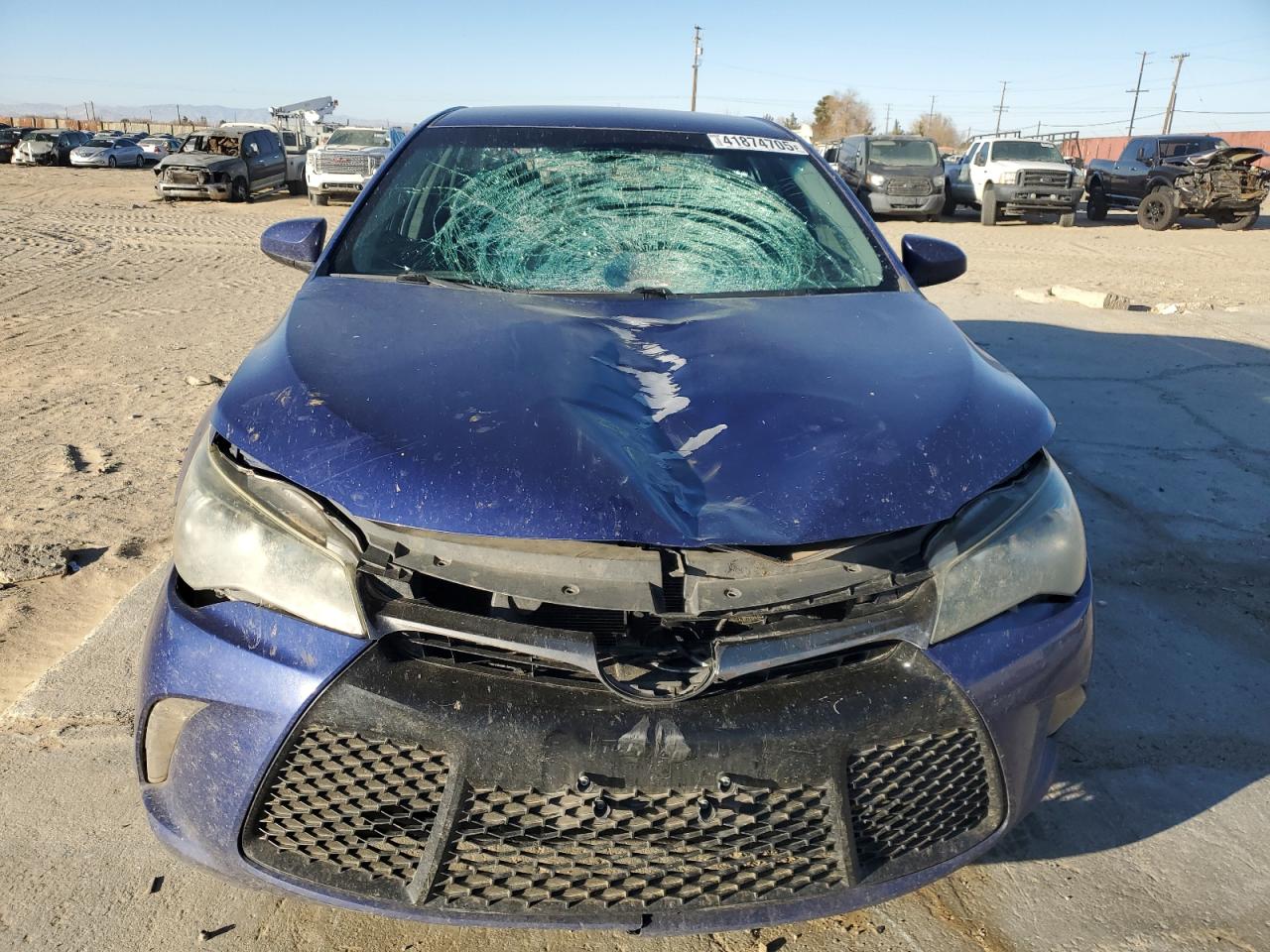 2015 Toyota Camry VIN 4T1BF1FKXFU951955 Copart auction photo, front end damage thumbnail 5