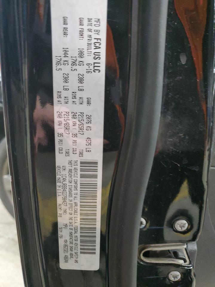2016 Jeep Liberty (Patriot) VIN 1C4NJRBB4GD790427 Copart auction photo, side / rear end damage thumbnail 14